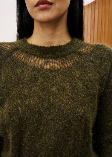 Pull Pivoine Kaki