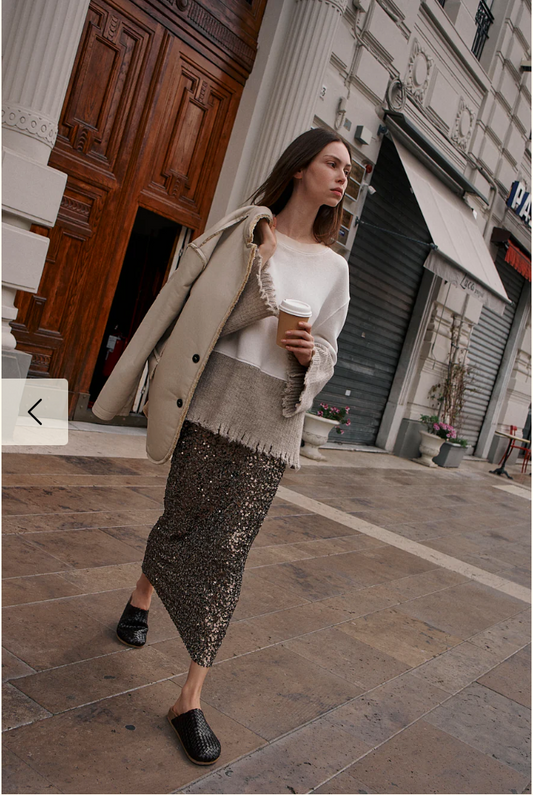 Jupe paillettes