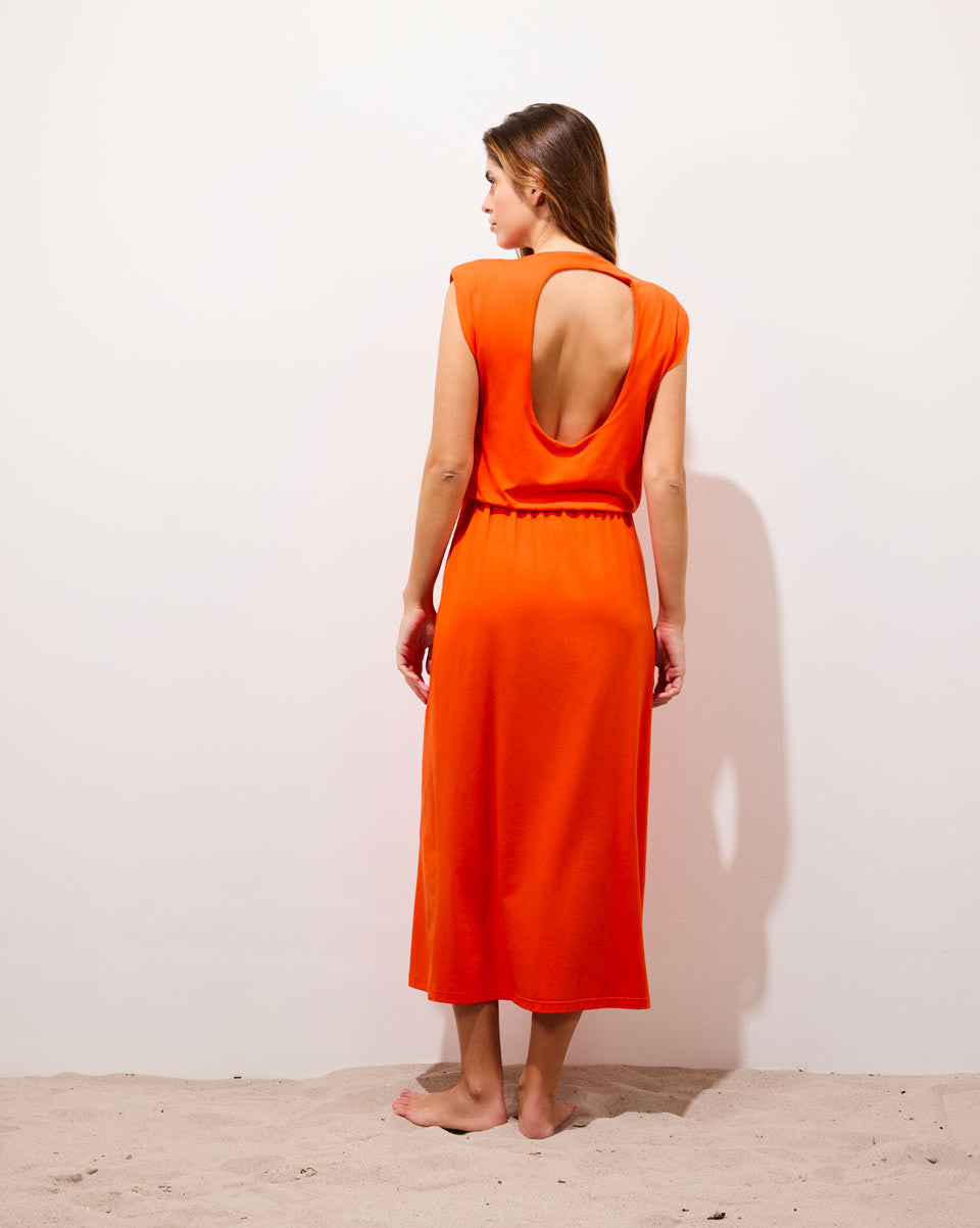 APPLE -RObe longue dos nus