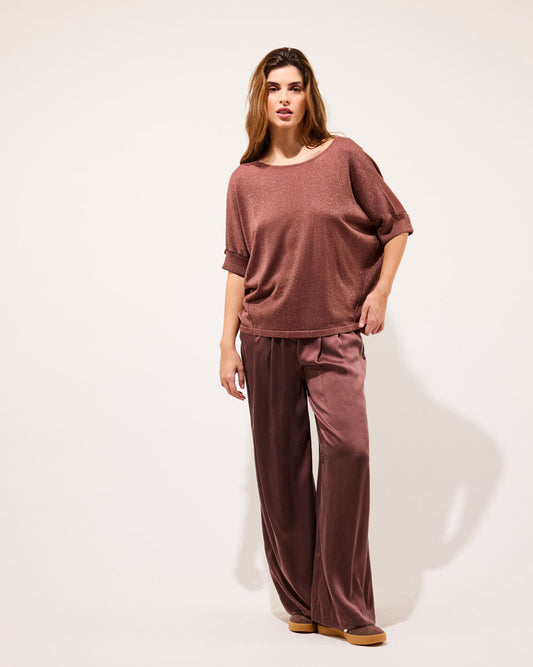BUCKLEY - Pull oversize BLUSH