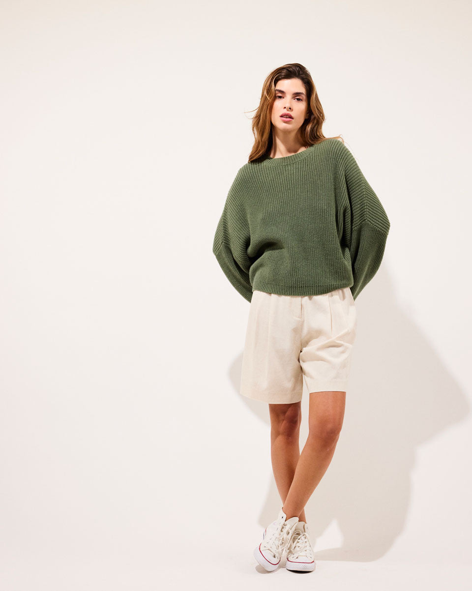 KATE - Pull dos en maille