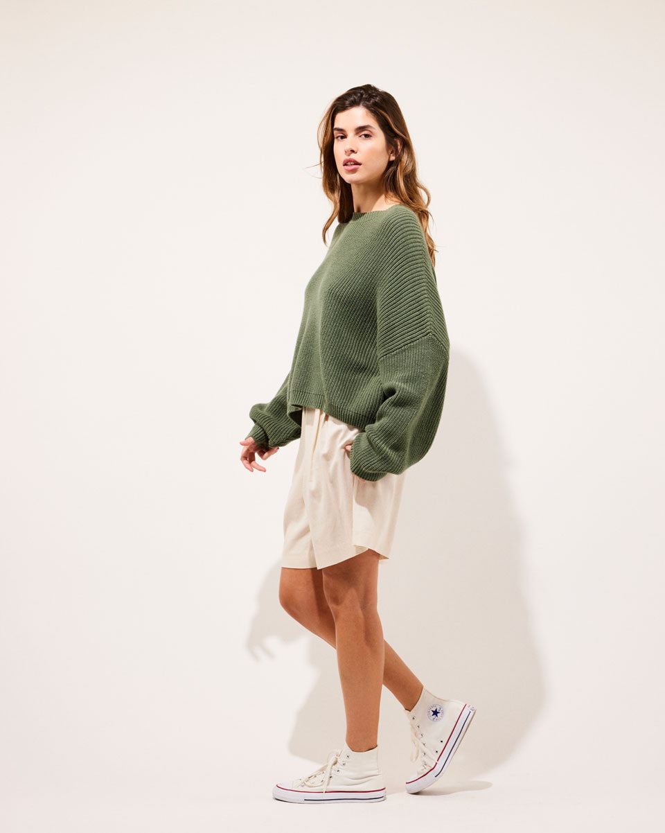 KATE - Pull dos en maille