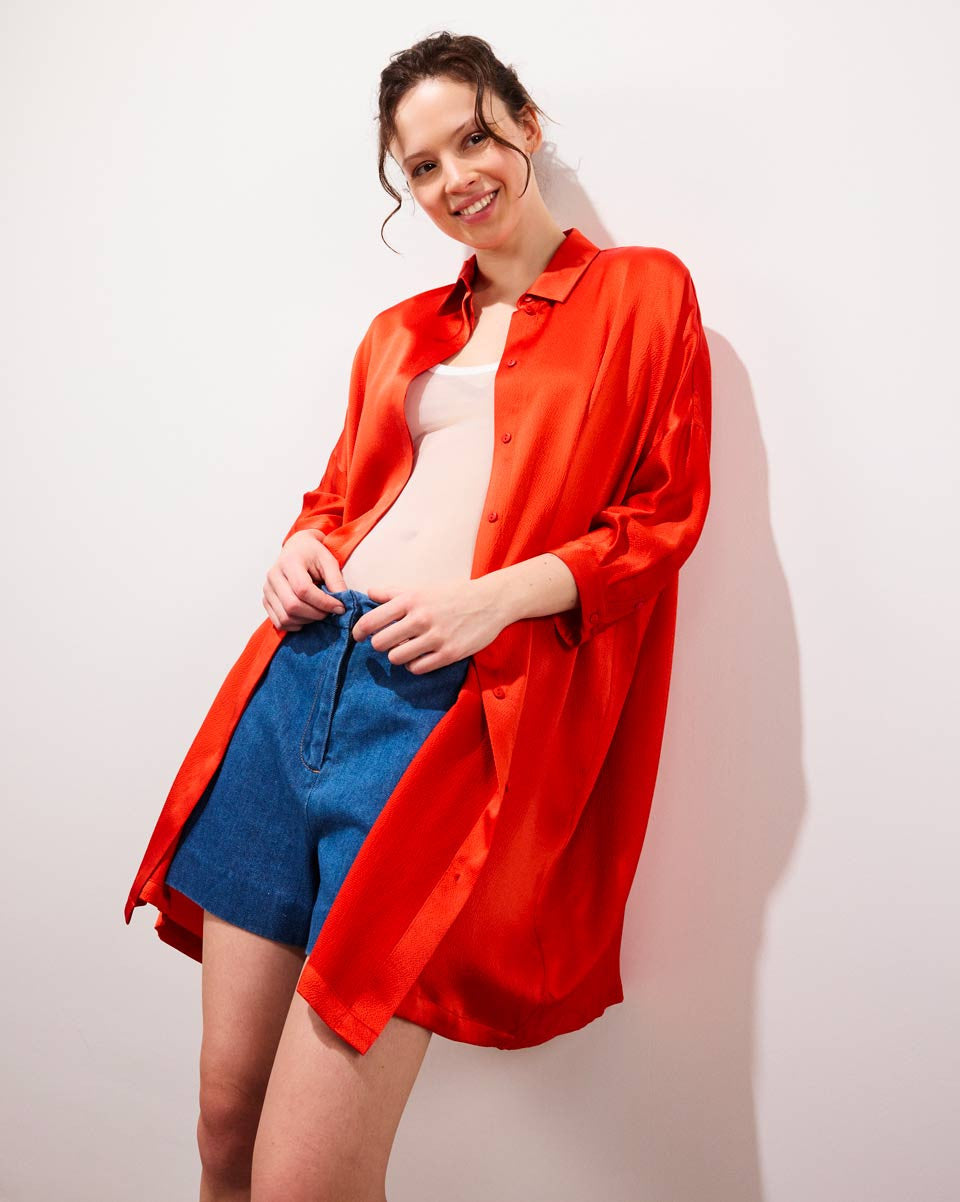 MANON - Robe chemise courte